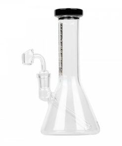 Red Eye Tek 8" Tall  Concentrate Beaker W/Flat Mouthpiece & Quartz