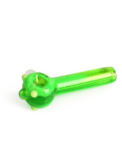 Red Eye Glass Sparkle Liquid Hand Pipe