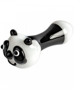 Red Eye Glass 4.5" Panda Hand Pipe