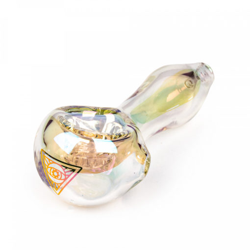 Red Eye Tek 4" Metallic Terminator Finish Spoon Hand Pipe W/Built In Screen - Image 2