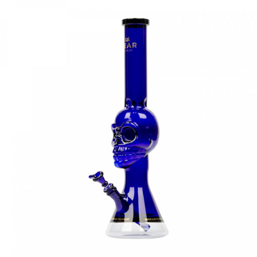 GEAR Premium 18" Tall Tuxedo Skull Beaker Tube W/Black Accents - Image 2