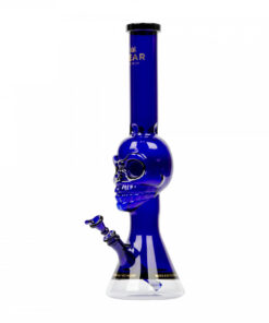 GEAR Premium 18" Tall Tuxedo Skull Beaker Tube W/Black Accents - Image 2