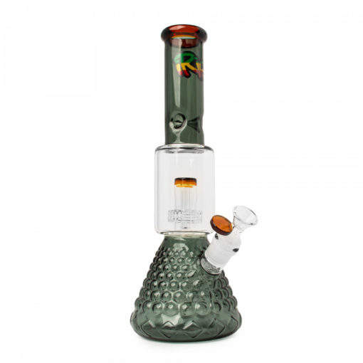 iRie 13.5" Tall Dual Chamber Beaker Tube W/Textured Base & Showerhead Per - Image 2