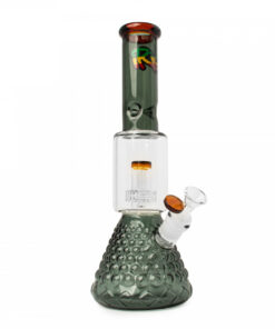 iRie 13.5" Tall Dual Chamber Beaker Tube W/Textured Base & Showerhead Per - Image 2