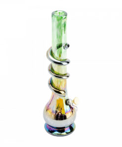 16" Tall Retro Glass Zurich Tube W/Wrap - Image 3