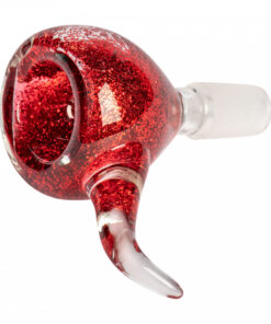 Red Eye Glass 14mm Glass-On-Glass Sparkle Liquid Pull-Out - Image 6