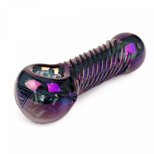 Red Eye Tek 4.5" Metallic Terminator Finish Big Twister Hand Pipe W/Built In Screen - Image 3