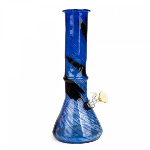 12" Tall Retro Glass Beaker Base Tube W/Ice Pinch - Image 3