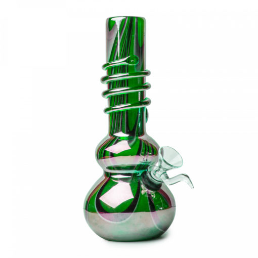 8" Tall Retro Glass Radium Metallic Tube W/Wrap - Image 2
