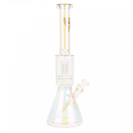 Red Eye Tek 16" Tall Metallic Terminator Finish Dual Chamber Beaker Tube W/Matrix Perc - Image 2