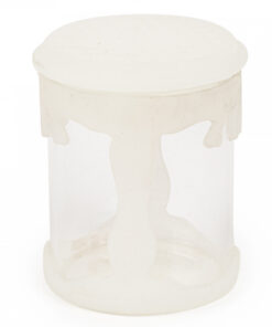 2.75" Glow-in-the-Dark Jar W/Honeycomb Pattern