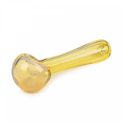 Red Eye Glass 4.5" Solid Color Spoon W/Built-In Ash Catcher & Screen - Image 2