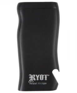 Large Black Finish RYOT Super Magnetic Aluminum Dugout W/Matching Bat & Bottle O
