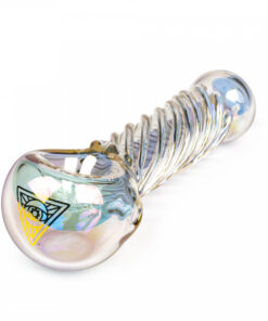 Red Eye Tek 4" Metallic Terminator Finish Twister Hand Pipe W/Built In Screen - Image 2