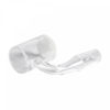 GEAR Premium Quartz 14mm Male 90 Degree Banger W/Flat Top & Opaque Bottom