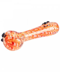 Red Eye Glass 3.25" Zippy Spoon Handpipe - Image 3