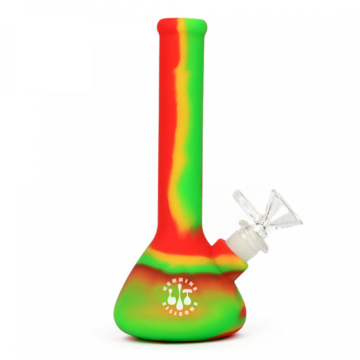 7.5"  Beaker Water Pipe W/Glass Downstem pull-Out - Image 4