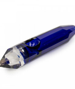 Red Eye Glass 4.5" Crystal With Dichro Tip Hand Pipe