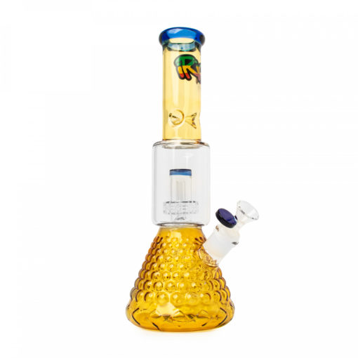 iRie 13.5" Tall Dual Chamber Beaker Tube W/Textured Base & Showerhead Per - Image 3