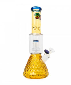iRie 13.5" Tall Dual Chamber Beaker Tube W/Textured Base & Showerhead Per - Image 3