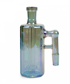 Red Eye Tek Metallic Terminator Finish 14mm 90 Degree Hex Tube Ash Catcher W/UFO Perc