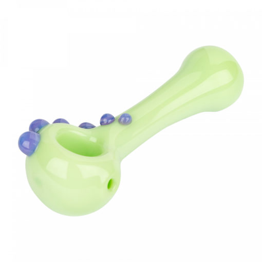 Red Eye Glass 4" Commodore Hand Pipe W/Built In Ash Catcher - Image 2