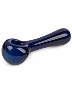 Red Eye Glass 4.5" Solid Color Spoon W/Built-In Ash Catcher & Screen
