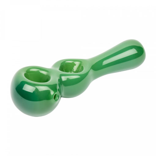 Red Eye Glass 4.5" Twice Baked Hand Pipe W/2 Bowls & Ash Catcher Mout - Image 4