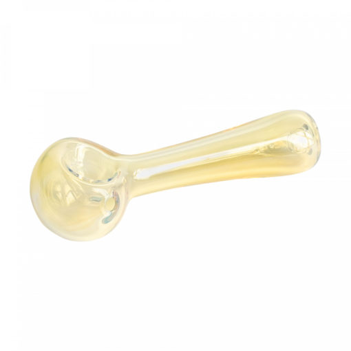 Red Eye Glass 4.5" Solid Color Spoon Handpipe - Image 3