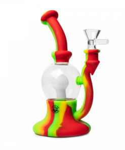 7.5"  Flower Bubbler W/Glow-In-The-Dark Orb - Image 3