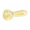 Red Eye Glass 3.5" Medium Silver Nugget Handpipe