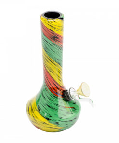 8" Tall Retro Glass Apple Core Tube - Image 2