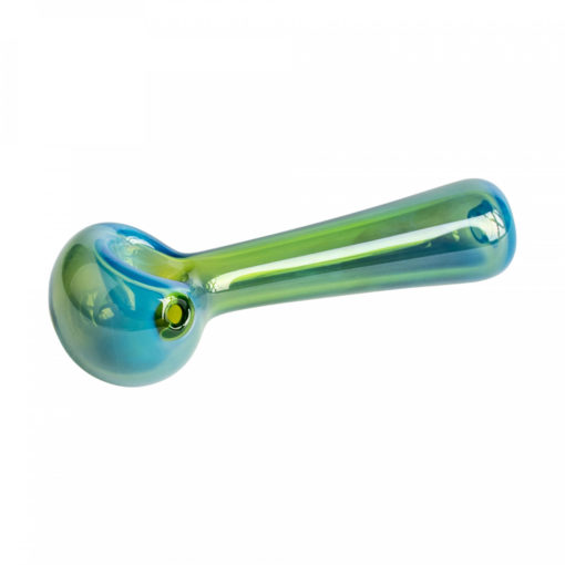 Red Eye Glass 4.5" Solid Color Spoon Handpipe - Image 4