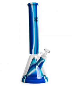 14"  Beaker Perc Tube W/Glass Chamber Pull-Out