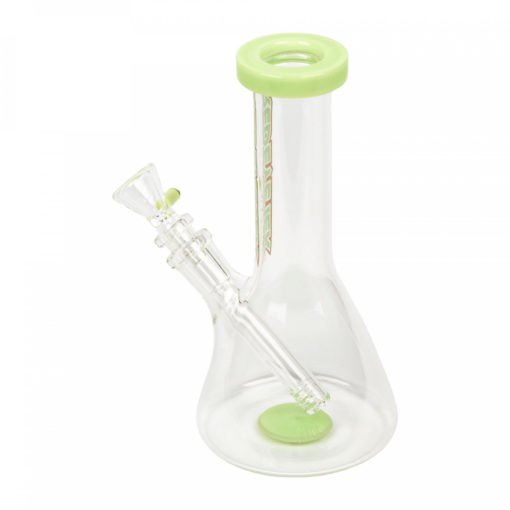 Red Eye Tek 8" Tall Splash Beaker Tube W/Flat Mouthpiece - Image 2