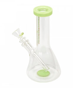 Red Eye Tek 8" Tall Splash Beaker Tube W/Flat Mouthpiece - Image 2