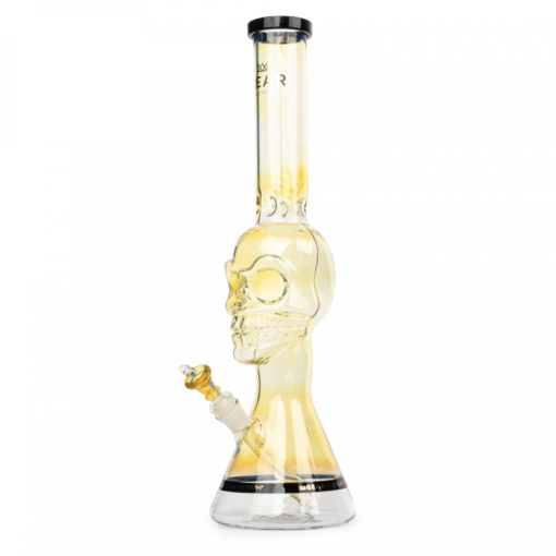 GEAR Premium 18" Tall Tuxedo Skull Beaker Tube W/Black Accents - Image 3