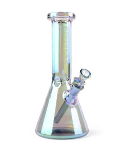 Red Eye Tek 10" Tall Metallic Terminator Finish Hex Top Beaker Tube