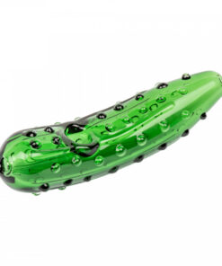 Red Eye Glass 4.5" Pickle Hand Pipe