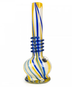 13" Tall Retro Glass Rouge Tube W/Wrap