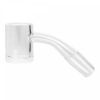 GEAR Premium Quartz 14mm Male 45 Degree Banger W/Flat Top & Opaque Bottom