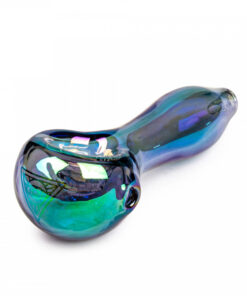 Red Eye Tek 4" Metallic Terminator Finish Spoon Hand Pipe W/Built In Screen