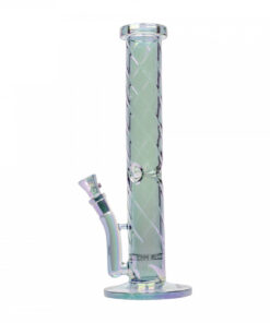 Red Eye Tek 15" Tall Metallic Terminator Finish Twist Straight Tube