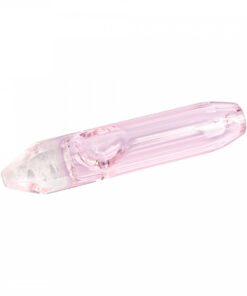 Red Eye Glass 4.5" Crystal W/Dichro Tip Hand Pipe