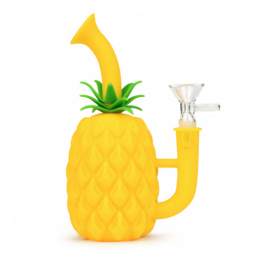 7"  Pineapple Water Pipe W/Glass Pull-Out - Image 2