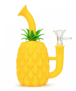 7" Pineapple Water Pipe W/Glass Pull-Out - Image 2