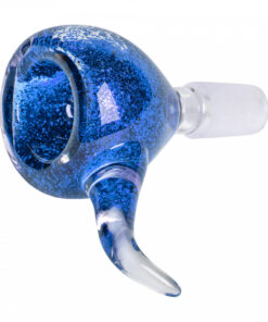 Red Eye Glass 14mm Glass-On-Glass Sparkle Liquid Pull-Out