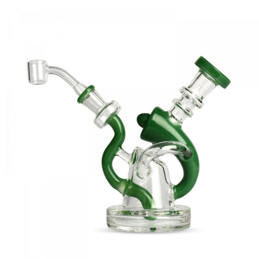 Red Eye Glass 6.75" Tall  Equalizer Concentrate Rig W/2 Hole Diffuser - Image 2