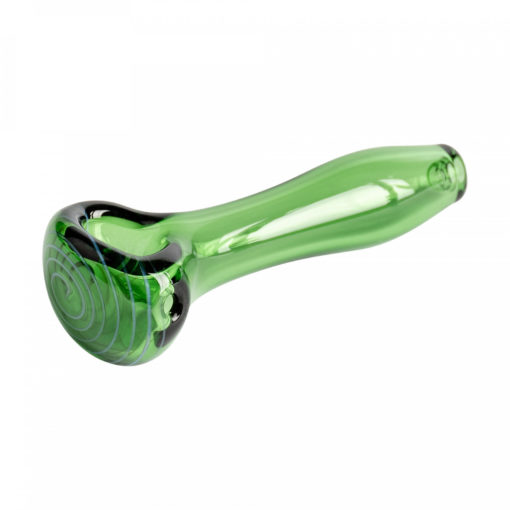 Red Eye Glass 3.25" Econo W/Swirl Handpipe - Image 3
