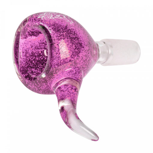 Red Eye Glass 14mm Glass-On-Glass Sparkle Liquid Pull-Out - Image 4